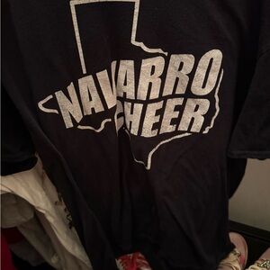 Black Navarro Cheer T-Shirt